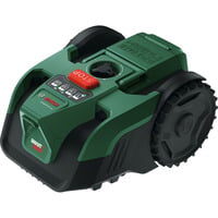 Bosch Akku-Mähroboter VISIMOW18V-100 (für Rasenflächen bis 100 m², Schnittbreite: 16 cm, Schnitthöhe: 20-60 mm, mit Ersatzmessern, inkl. Akku und Ladegerät)