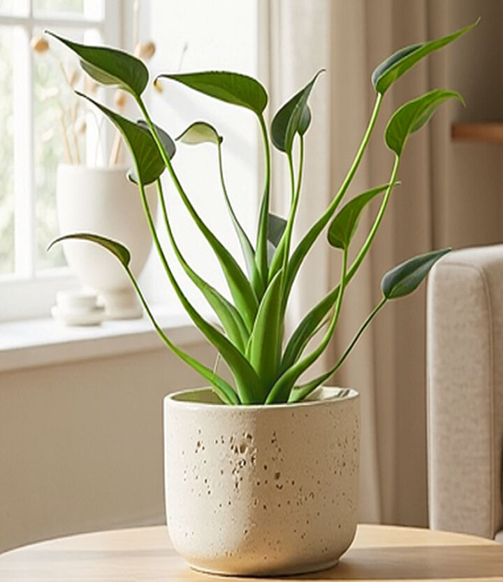 BALDUR Garten 1x Alocasia 'Tiny Dancers', Pflanze im 12 cm-Topf