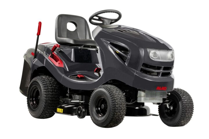 AL-KO Benzin-Rasentraktor Easy 15-93.2 HD-A, 7.7 kW Motorleistung, 93 cm Schnittbreite, stufenloses Fußhydrostat-Getriebe, zentrale 6-fache Schnitthöhenverstellung, für Flächen bis 4500 m²