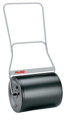 AL-KO Gartenwalze GW 50, 50 cm Arbeitsbreite, Gewicht mit Sandfüllung 108 kg oder mit Wasser 62 kg, stabile Ausführung in Stahlblech, inkl. Schmutzabstreifer