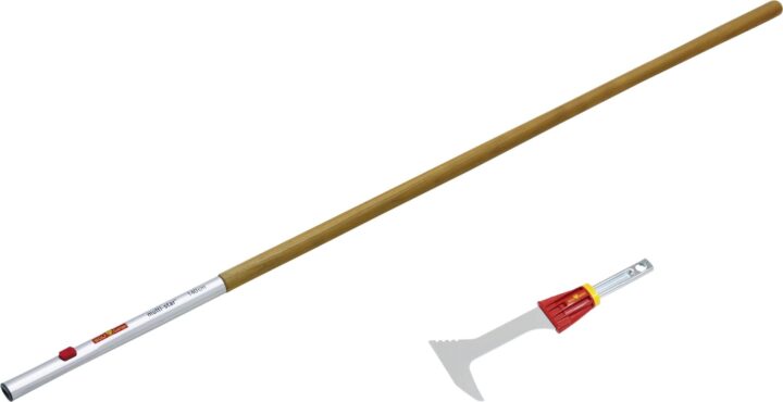 WOLF-Garten 71AAO002650 Fugenkratzer Set mit Holz-Stiel, 140 cm, FK-M/ZM 140 P784, Neu2018