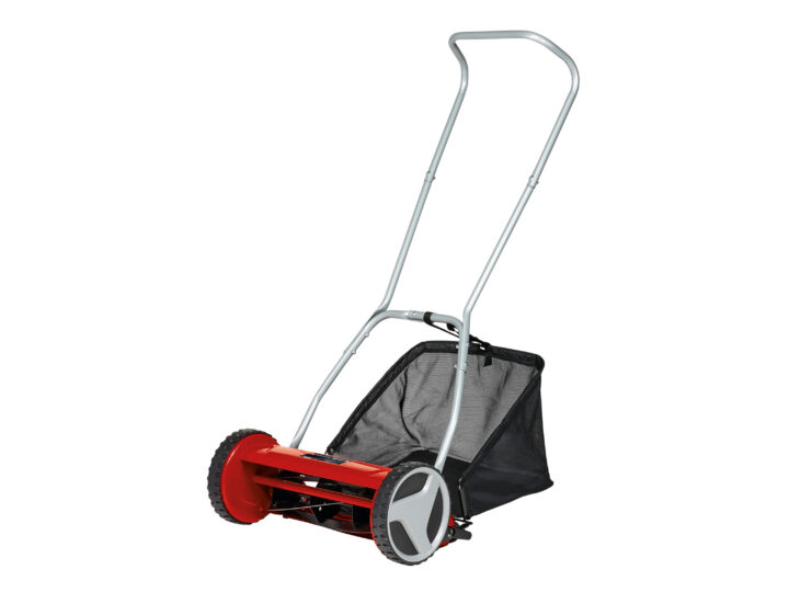 Einhell Hand-Rasenmäher GC-HM 400 | bis 250 m² | 40 cm Schnittbreite | kugelgelagerte Spindel | 5 Stahlmesser | 13–37 mm Schnitthöhe | 4 Stufen