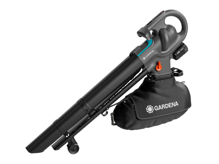 Gardena Akku-Laubsauger/-Bläser PowerJet Collect 18V P4A Ready-to-Use Set: Starker Luftstrom, Schneller Moduswechsel, Einstellbare Geschwindigkeit, Fangsack, Kabellos (14895-20)