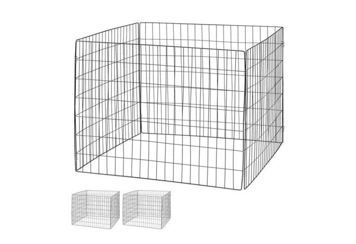Relaxdays Komposter Metall, 3er Set, Biokomposter Garten, schwarz