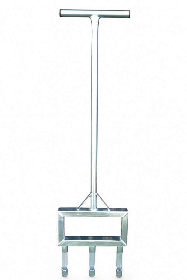 SattesGrün® Gartengabel Aerifizierer Rasenbelüfter Aerifiziergabel Vertikutierer Rasen sanden - komfortable Handhabung & stabile Bauweise - Bodenlockerung