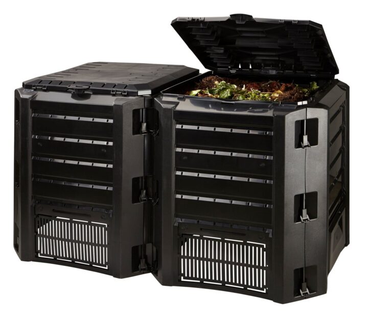 MODUL COMPOGREEN 800L Kompostierungsanlage, Abmessungen (mm) 1350x719x826, Farbe Schwarz