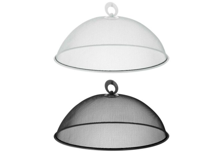 2X Speisen Abdeckhaube Metall Speiseschirm Speisenhaube Fliegenhaube Insektenhaube Lebensmittel Haube