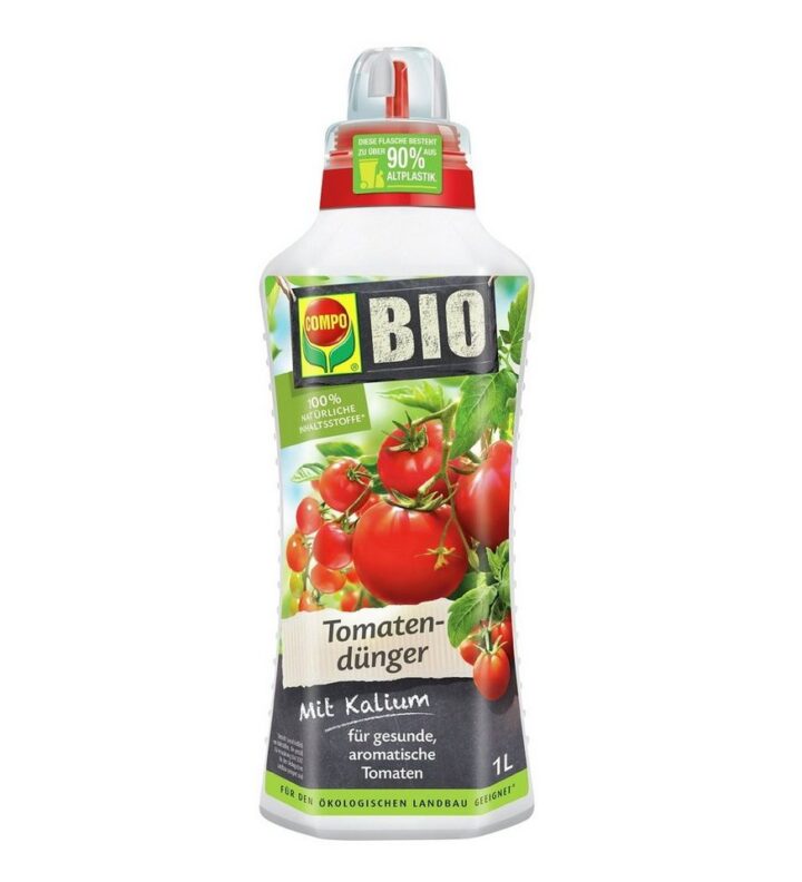 COMPO BIO Tomatendünger 1 L, Gemüsedünger, Flüssigdünger extra Kalium