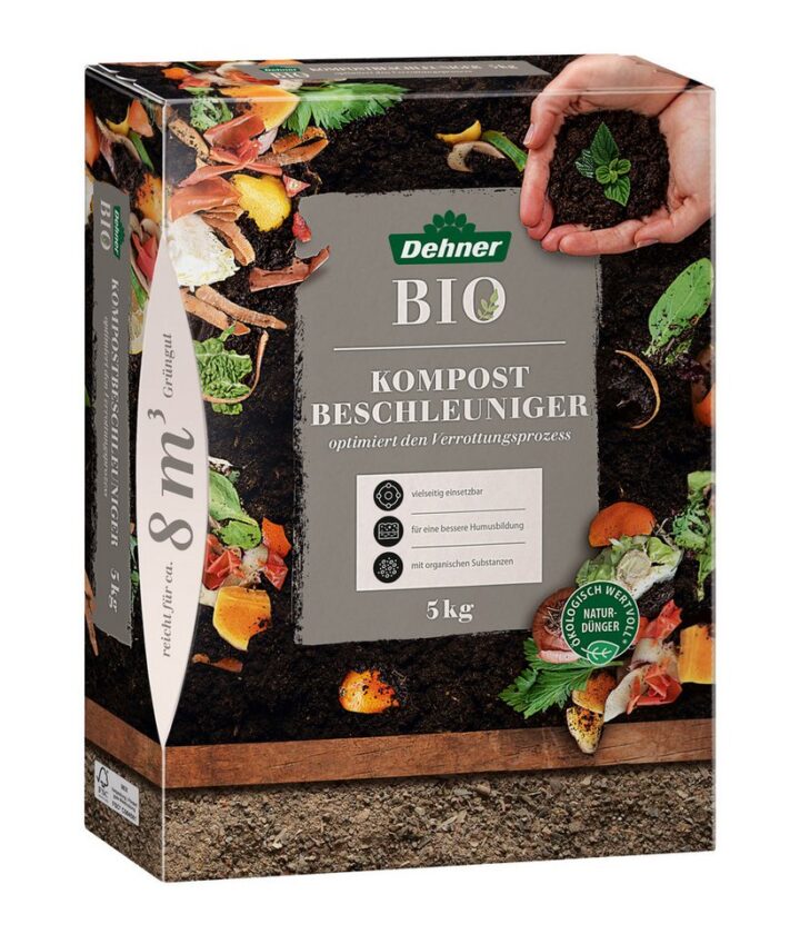 Dehner Bio Kompostbeschleuniger, hochwertiger Naturdünger, Schnellkomposter Komposthilfe, biologisch, organisch mineralisch, 5 kg, für ca. 8 qm Grüngut