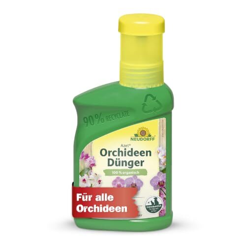 Neudorff Azet Orchideendünger - 100% natürlicher Bio Dünger für schnelles Wachstum und langanhaltende Orchideenblüten aller Orchideen, 250 ml