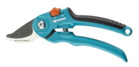 Gardena Gartenschere B/S: Blumenschere für Blumen, Triebe und junges Holz, Edelstahl-Untermesser, ergonomische, glasfaserverstärkte Griffe (8854-20)