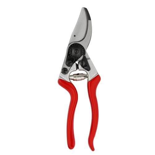 FELCO 9 Bypass-Gartenschere für Linkshänder mit großen Händen, 25 mm | Linkshänder mit geneigtem Kopf und Stoßdämpfern, für saubere, komfortable Schnitte im Garten. Klinge 52 mm. Swiss Made