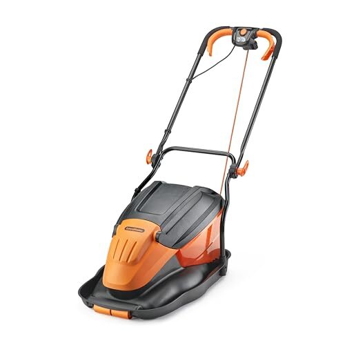 LawnMaster Elektrischer Schwebermäher, 1800 W, 36 cm, Grasfangbox, verstellbare Schnitthöhen, für mittlere bis große Rasenflächen, 2 Jahre Garantie