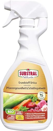 Substral Naturen Bio Grundstoff Urtica, unterstützt Pflanzengesundheit, Schädlingsabwehr und Befallminderung, 750 ml