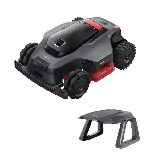 MOVA LiDAX Ultra 2000 AWD Mähroboter mit Garage, 3D LiDAR & KI Dual Vision