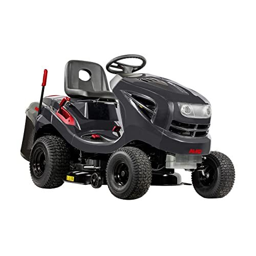 AL-KO Benzin-Rasentraktor Easy 15-93.2 HD-A, 7.7 kW Motorleistung, 93 cm Schnittbreite, stufenloses Fußhydrostat-Getriebe, zentrale 6-fache Schnitthöhenverstellung, für Flächen bis 4500 m²