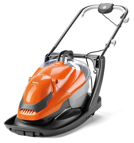 Flymo EasiGlide Plus 330 V Hover Collect Rasenmäher – 1700 W Motor, 33 cm Schnittbreite, 20 Liter Grasbehälter, flach zusammenklappbar, 10 m Kabellänge
