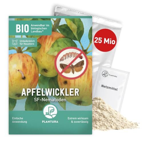 Plantura SF-Nematoden gegen Apfelwickler & Pflaumenwickler, 25 Mio