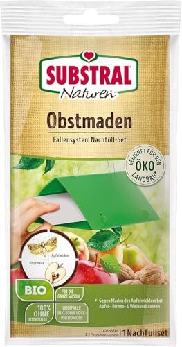 Substral Naturen Obstmaden-Falle Nachrüstset, gegen Apfelwickler bei Apfel-, Birnen- und Walnussbäumen, 1 Nachrüstset
