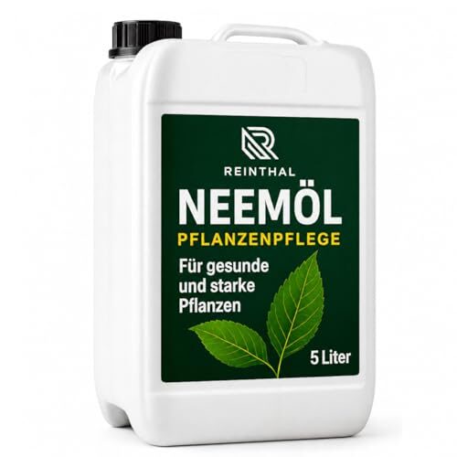 REINTHAL Neemöl Spray – Natürliche Pflanzenpflege, Sprühfertig gegen Blattläuse, Spinnmilben, Thripse und mehr – Niemöl mit Emulgator für Pflanzen, Nachfüllbar