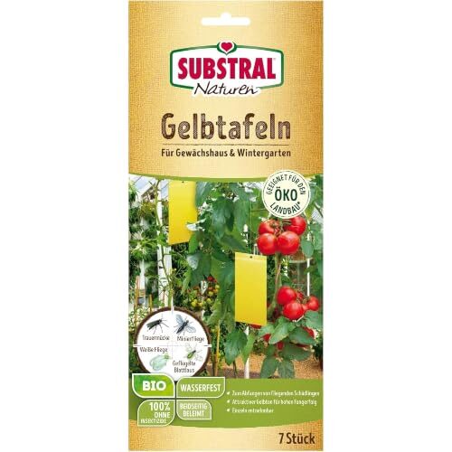 Substral Naturen Bio Gelbtafeln 7 St. Weiße Fliege Trauermücke Minierfliege