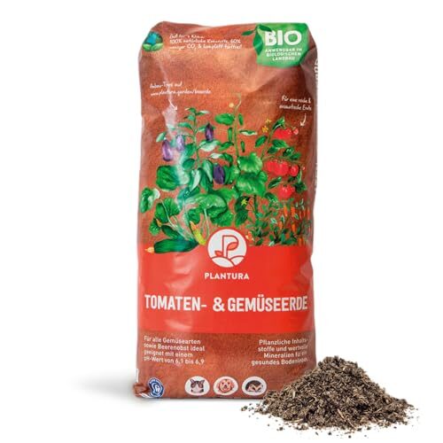 Plantura Bio-Tomaten- & Gemüseerde, torffrei & klimafreundlich, vorgedüngt, 40 L