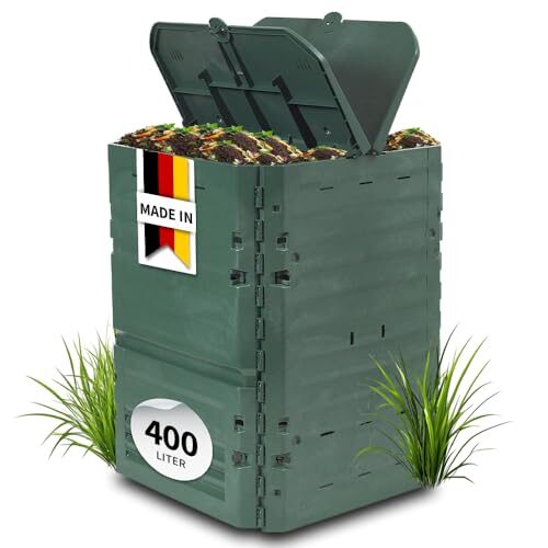 GARANTIA Thermo-King Komposter 400 Liter grün Komposter Garten