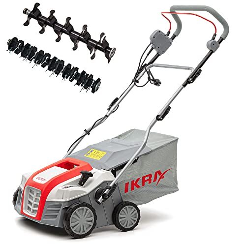 IKRA Elektro Vertikutierer Rasenlüfter IEVL 1840, Arbeitsbreite 40cm, 1800W