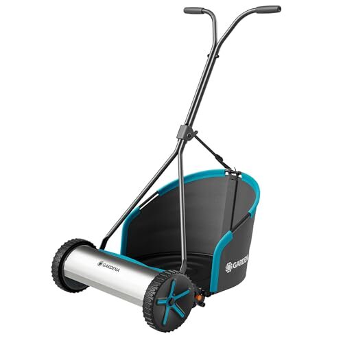 Gardena Spindelmäher Plus 400 Cylinder Lawnmowers: Englischer Rasen, 40 cm Schnittbreite, Kabellos, Mit Grasfangkorb, Für Rasenflächen bis zu 250 m² (11765-20)