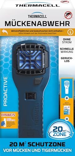 Thermacell Mückenabwehr Proactive MR 300 Basisgerät ohne Wirkstoffplättchen innovatives Mückenschutz Handgerät, optimal für Outdoor Aktivitäten wie Camping, Angeln oder Jagen