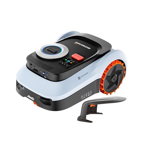 Segway Navimow i220 LiDAR Pro Mähroboter mit Garage M Empf. 2000 m², LiDAR+Vision+NRTK-Navigation, Xero-Turn AWD bis zu 55% Steigungen, kabelloses autom. Kartieren (Getrennt versandt Werden)