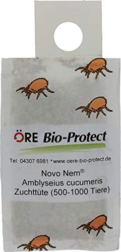 Novo Nem® Ambly. cuc. Raubmilben - 15 Tüten für 15-30 Pflanzen gegen Thripse an Zierpflanzen und Gemüse