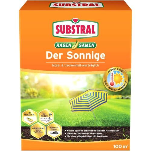 Substral Rasensamen Der Sonnige 2,25kg Trockenrasen Rasensamenmischung