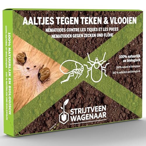 Strijtveen & Wagenaar – SC-Nematoden gegen Zecken & Flöhe – 50.0 Mio. für 100 m² – Biologisch & effektiv – Natürliche Bekämpfung von Parasiten im Boden rund um Haus & Garten