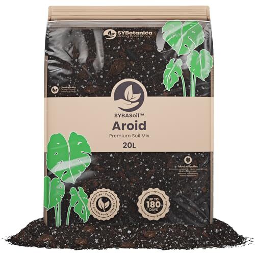 Sybotanica Monstera Erde 20 L, Aroid Substrat, torffreie Coco Blumenerde