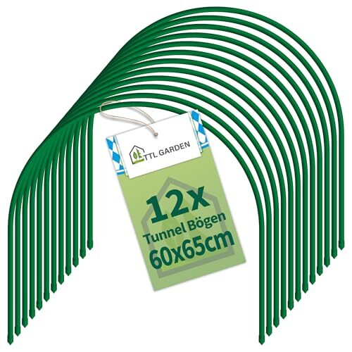 TTL GARDEN ARCOS Classic 60 12x 60x65cm Tunnelbögen 12er Set Folientunnel -