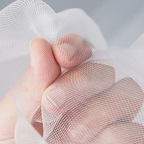 Aocet Gemüseschutznetz, Schädlingsschutznetz, Insektenschutznetz Gemüse Netz Weiß Kulturschutznetz Mesh 0,6mm 0,8mm Insektennetz Feinmaschig für Garten Fenster Balkon (Mesh : 0.6mm, Größe : 2.5mx25m)