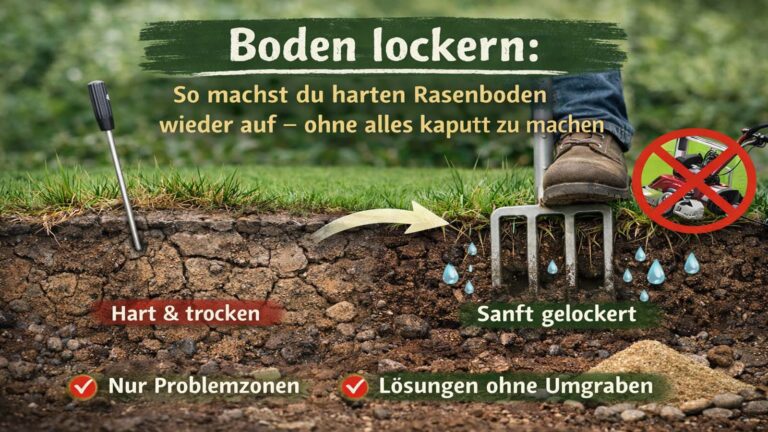 Boden lockern: So machst du harten Rasenboden wieder auf – ohne alles kaputt zu machen