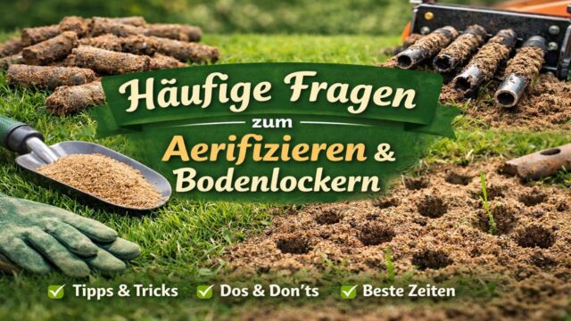 Aerifizieren im Rasen: wann es sich lohnt – und wie du es richtig machst