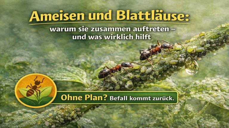 Ameisen und Blattläuse: warum sie zusammen auftreten – und was wirklich hilft