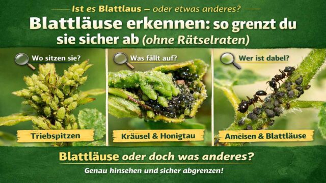 Blattläuse erkennen und typische Arten unterscheiden