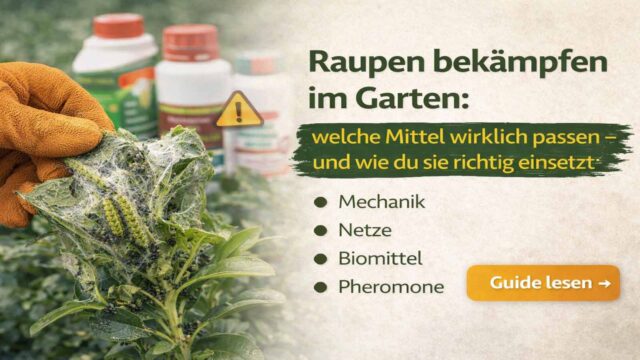 Raupen bekämpfen im Garten: welche Mittel wirklich passen – und wie du sie richtig einsetzt