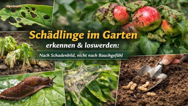 Schädlinge im Garten erkennen & loswerden: nach Schadenbild, nicht nach Bauchgefühl