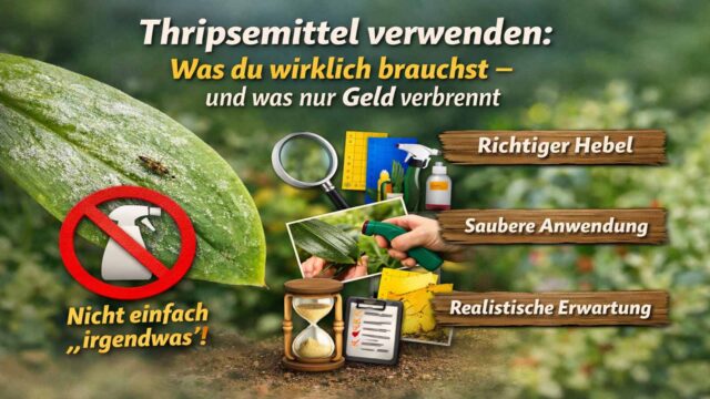 Thripsemittel verwenden: was du wirklich brauchst – und was nur Geld verbrennt