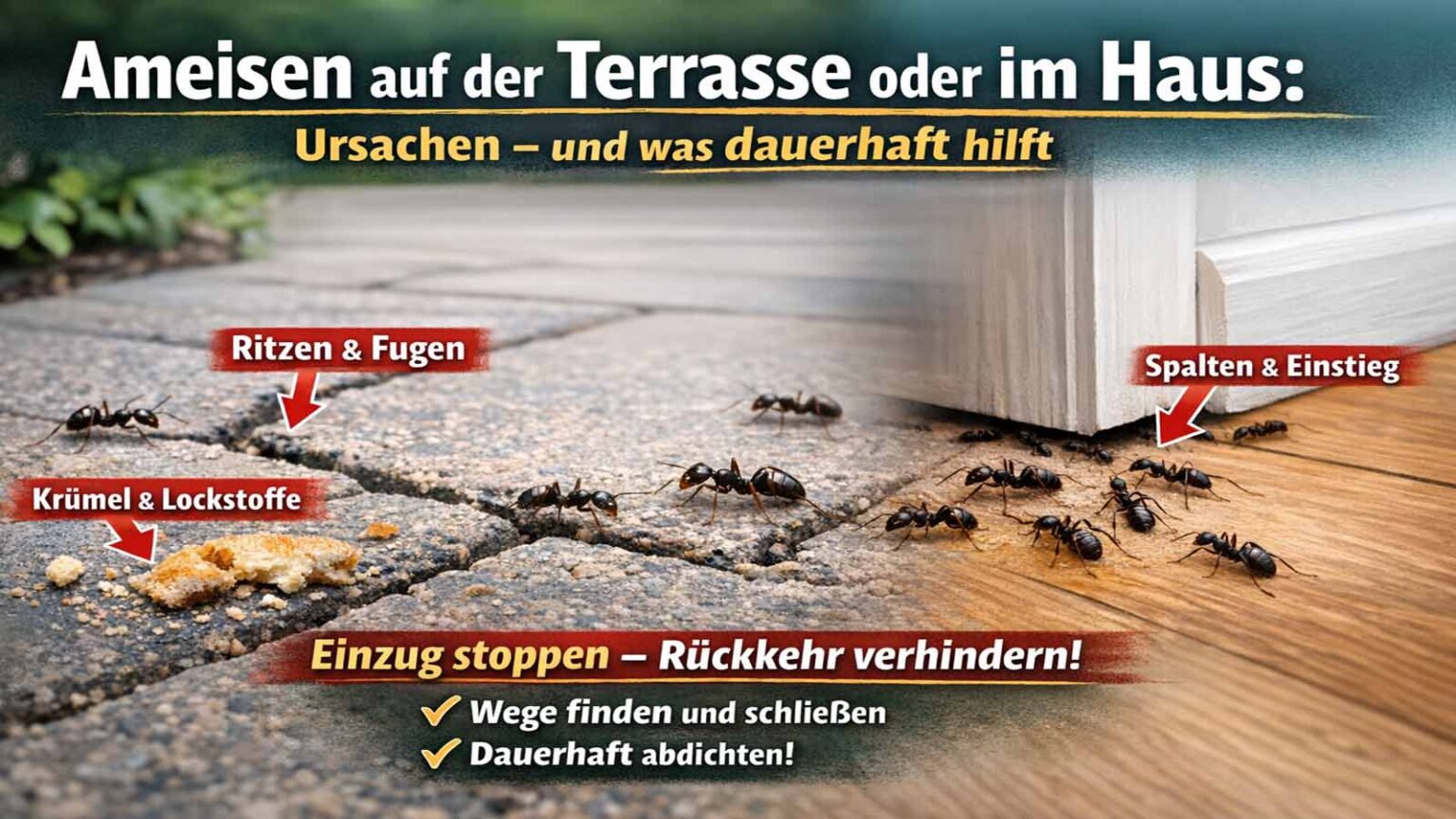 Ameisen Im Rolladenkasten