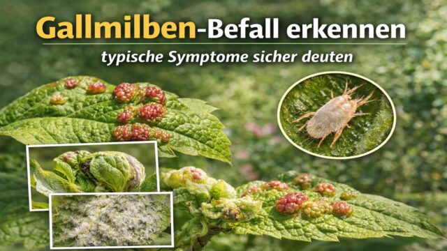 Gallmilben-Befall erkennen: typische Symptome sicher deuten