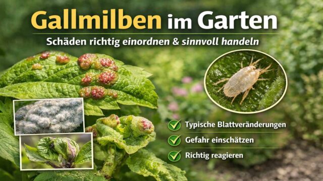 Gallmilben im Garten: Schäden richtig einordnen und sinnvoll handeln