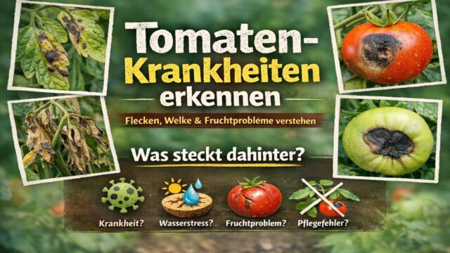 Tomaten-Krankheiten erkennen: Welche Ursache hinter Flecken, Welke und Fruchtproblemen steckt
