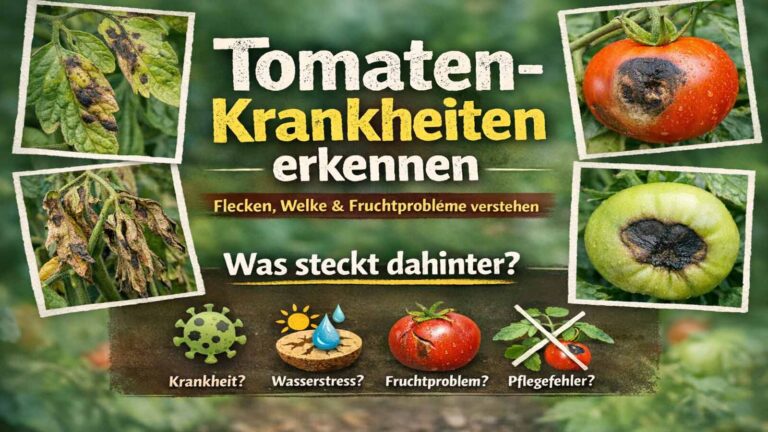 Tomaten-Krankheiten erkennen: Welche Ursache hinter Flecken, Welke und Fruchtproblemen steckt