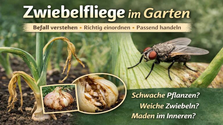 Zwiebelfliege im Garten: Befall verstehen, richtig einordnen und passend handeln